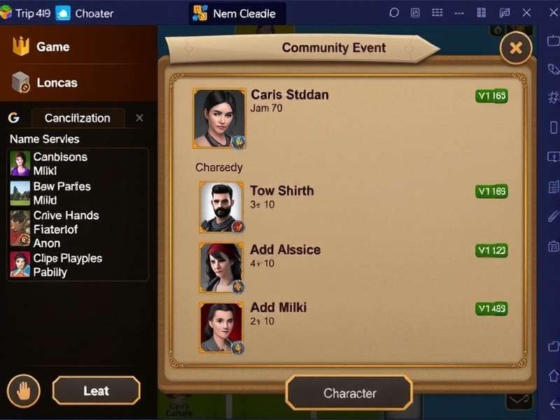 Chai Clove Gladiators Character Selection Screen